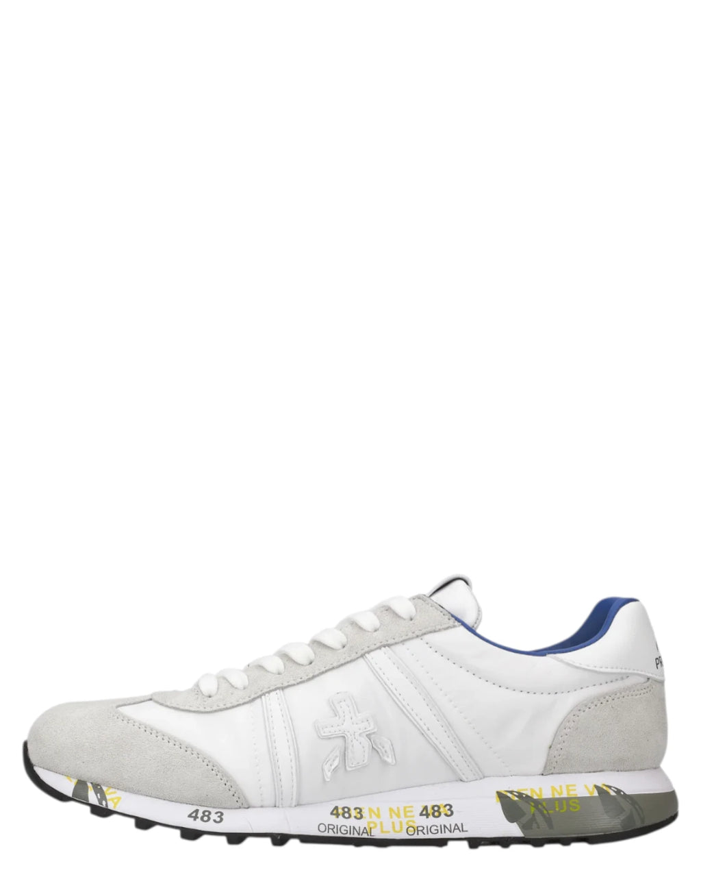 Premiata Lucyd 6915 Fabric and Suede Sneakers with 3 cm EVA Sole