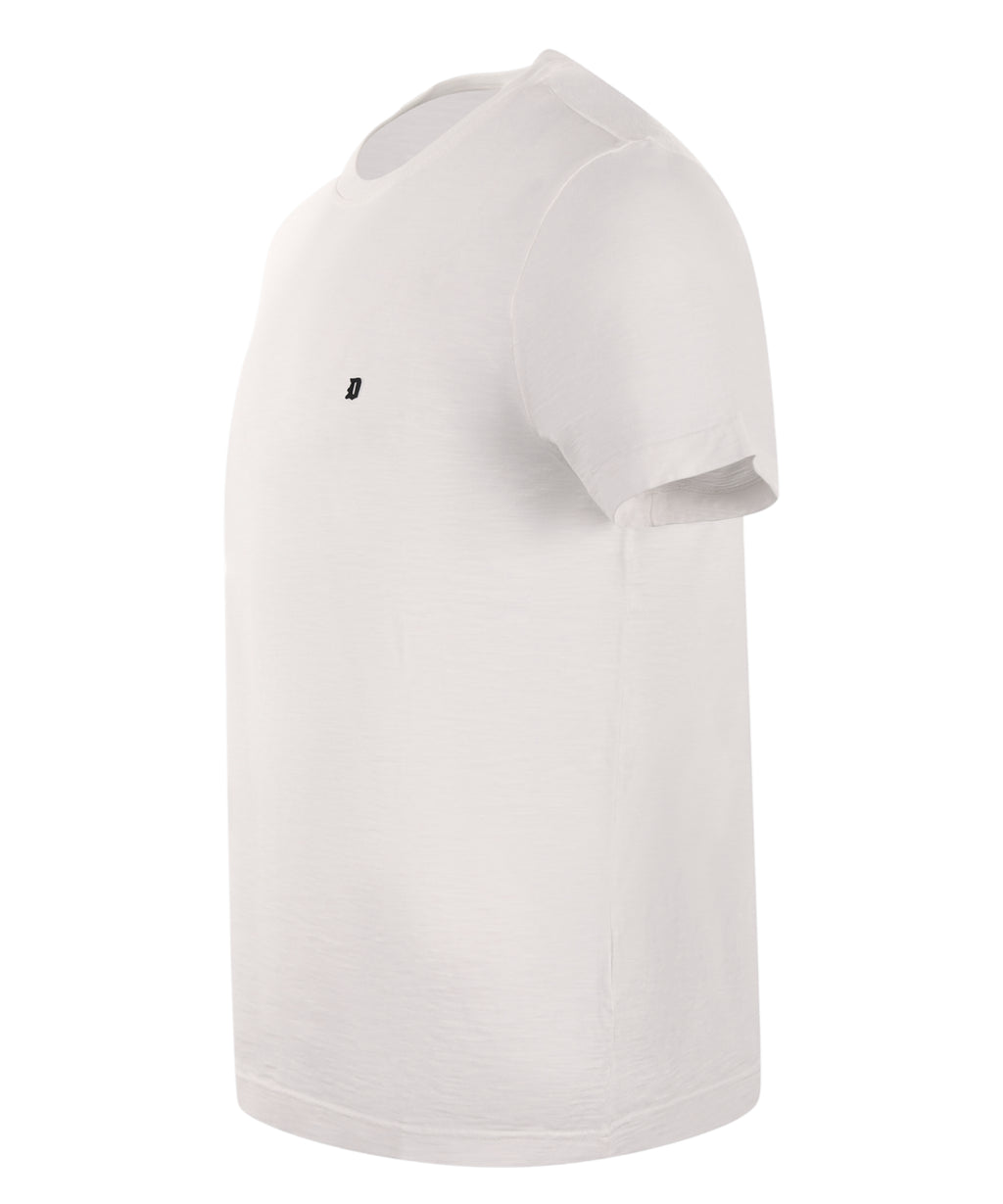 Heren T-shirt Dondup Fumé met Logo van Katoen