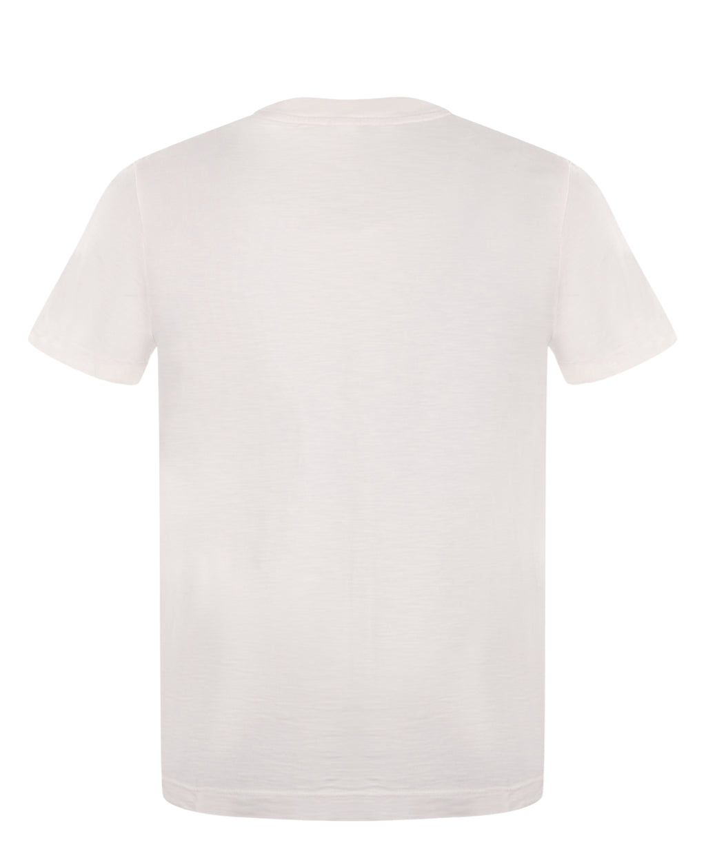Heren T-shirt Dondup Fumé met Logo van Katoen