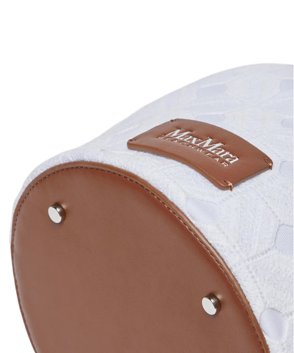 Max Mara Beachwear Macramé Bucket Bag