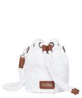 Max Mara Beachwear Macramé Bucket Bag