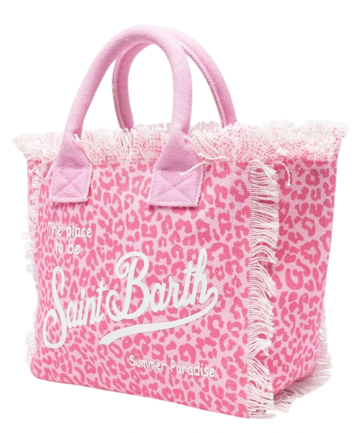 Borsa Colette Animalier di MC2 Saint Barth in Canvas