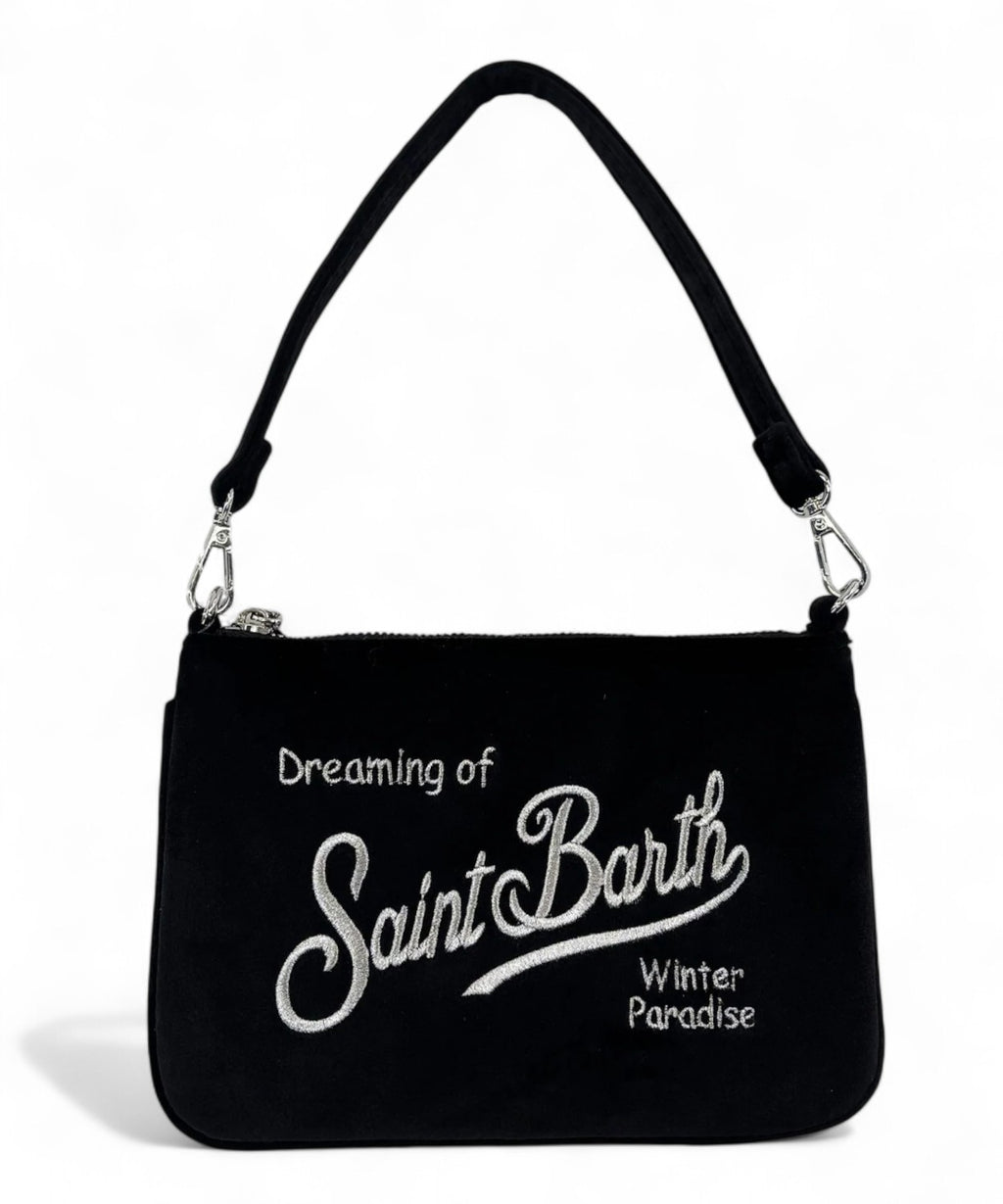 Borsa a spalla Parisienne Mini Velvet MC2 Saint Barth-Borse a spalla-Mc2 Saint Barth-Vittorio Citro Boutique