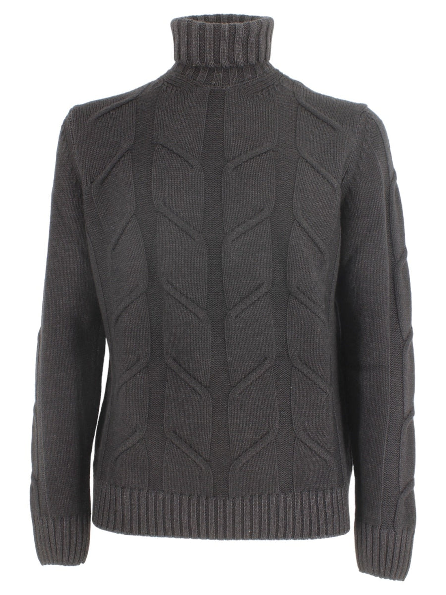 Dolcevita treccia-H953-Maglieria-Vittorio Citro Boutique