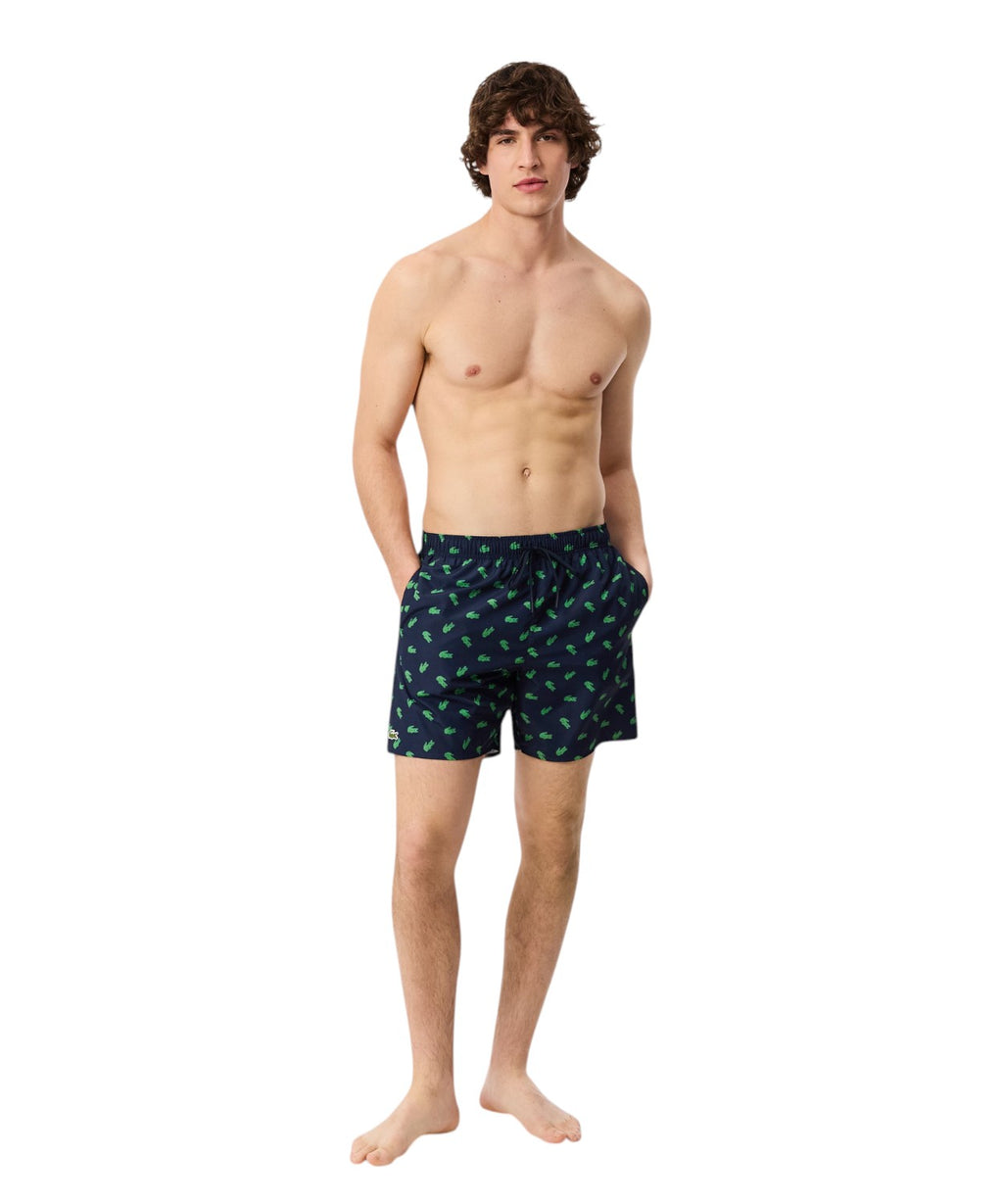Boxer de hombre Lacoste con estampado de cocodrilo