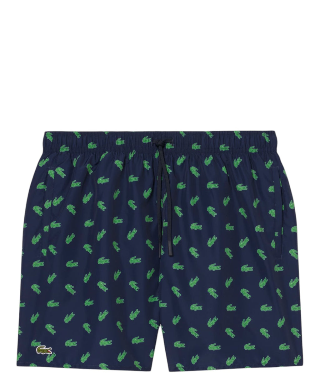 Boxer de hombre Lacoste con estampado de cocodrilo