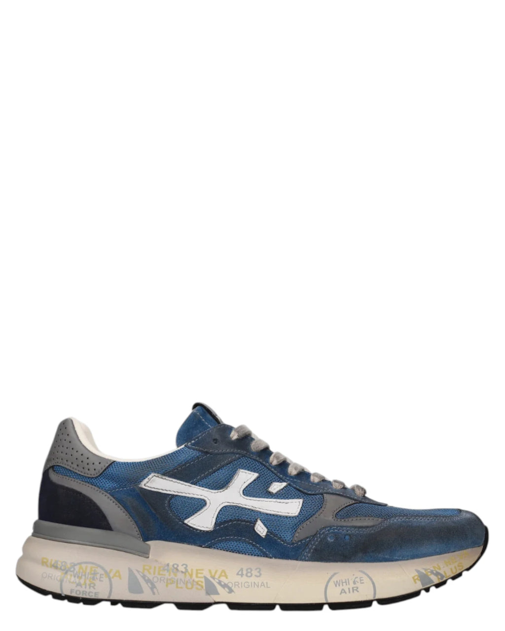 Men's Premiata Mick 0.1 8120 Sneakers with Platform Sole