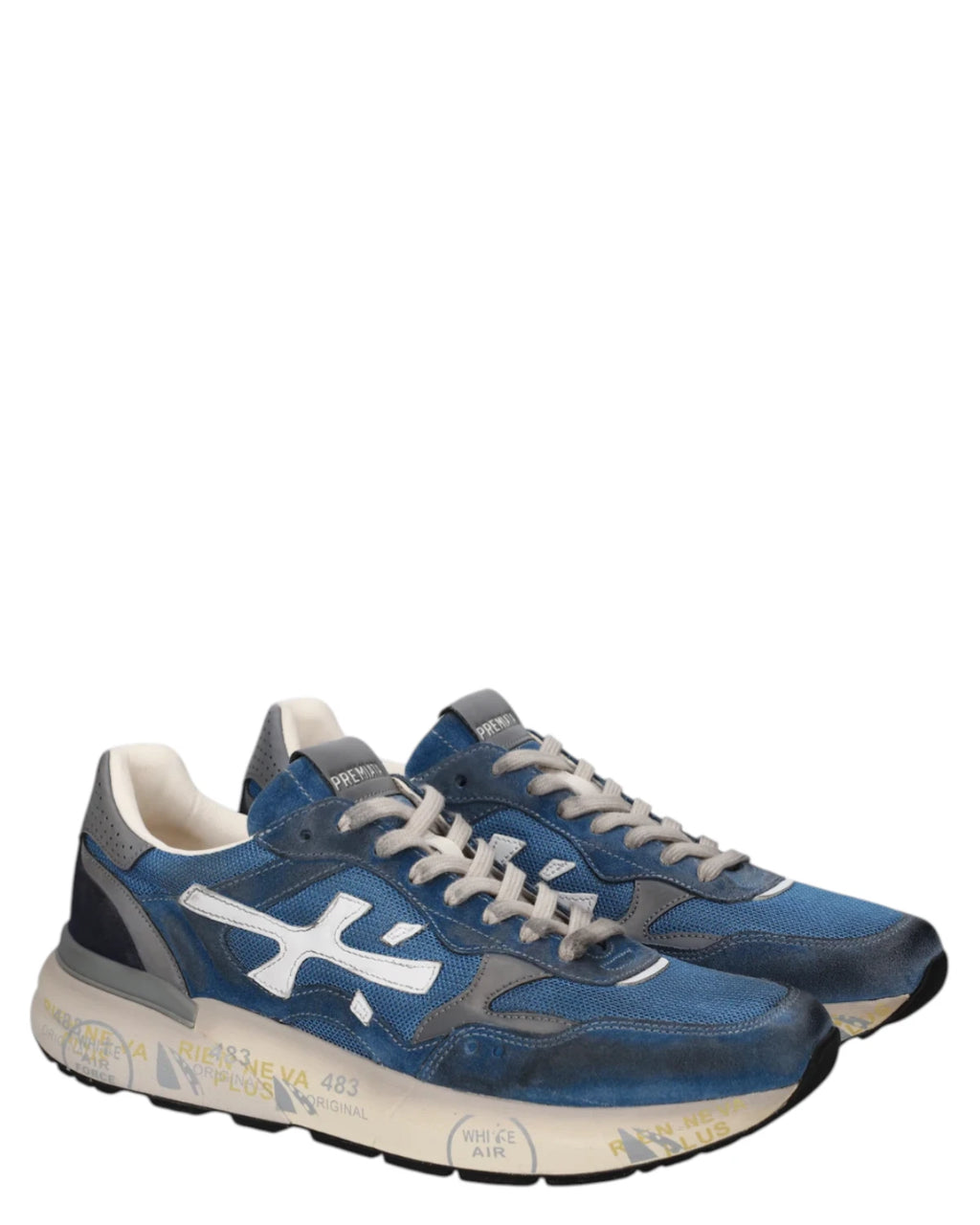 Men's Premiata Mick 0.1 8120 Sneakers with Platform Sole