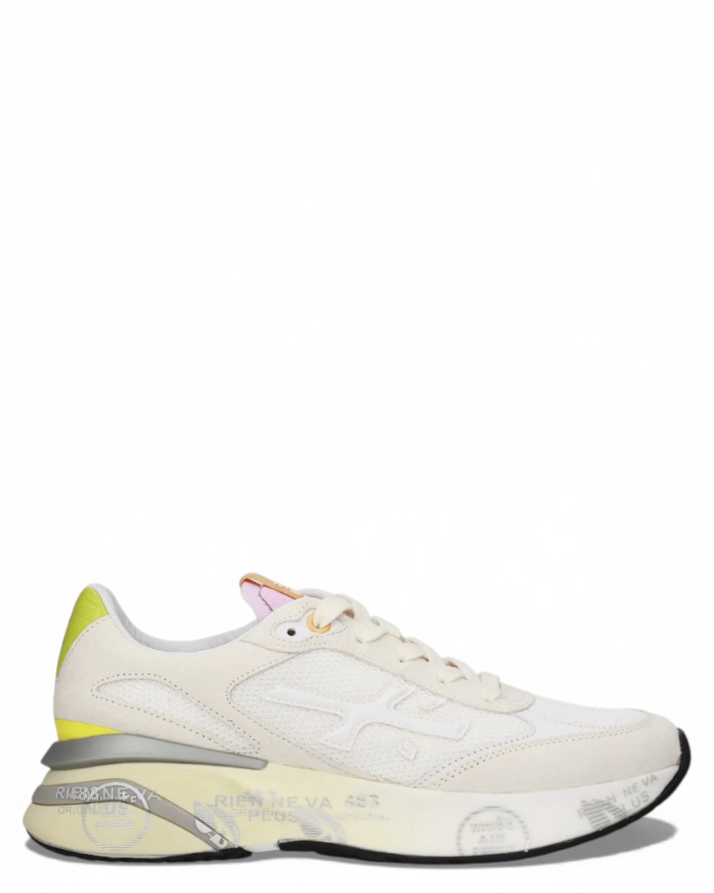 Sneakers Moerund 8303: Leather and Technical Fabric