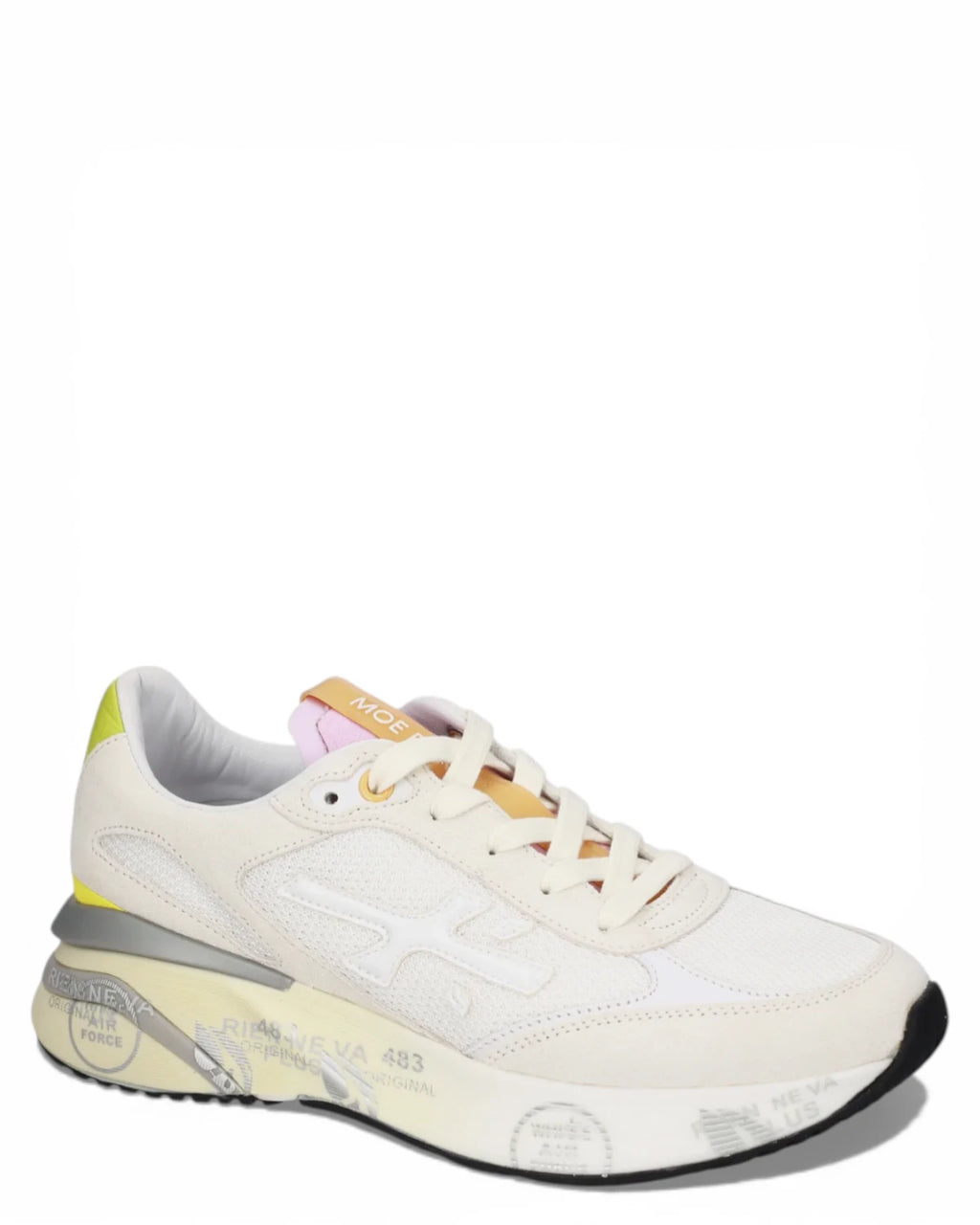 Sneakers Moerund 8303: Leather and Technical Fabric