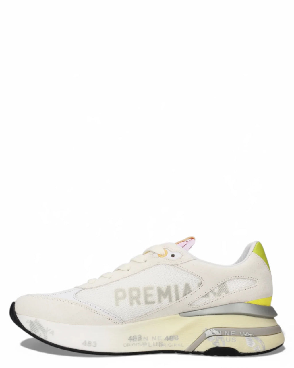 Sneakers Moerund 8303: Leather and Technical Fabric