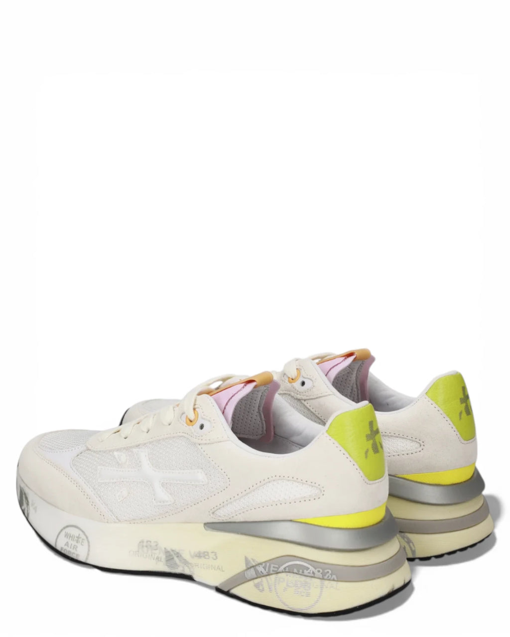 Sneakers Moerund 8303: Leather and Technical Fabric