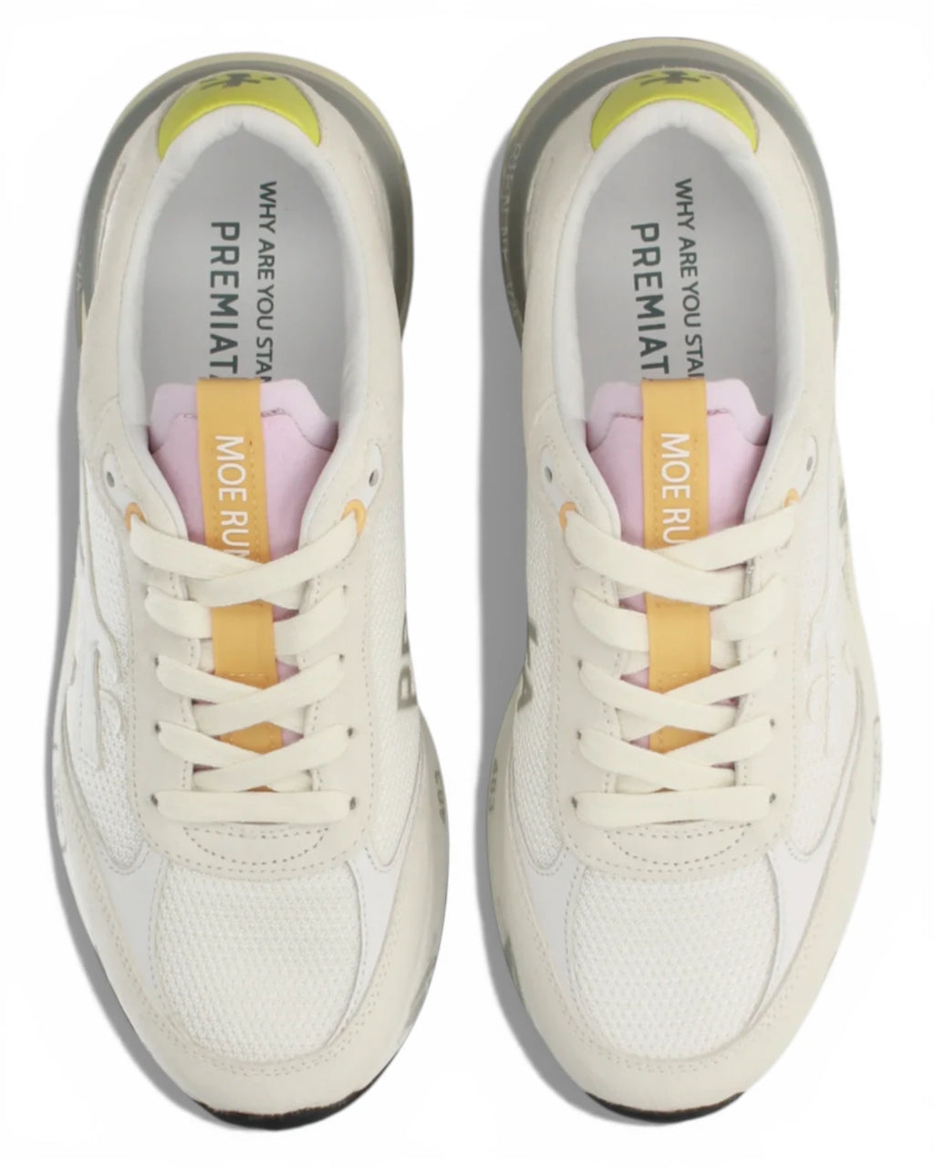 Sneakers Moerund 8303: Leather and Technical Fabric