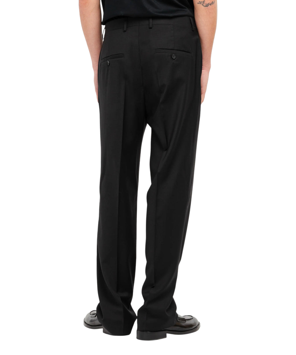 Men's Relaxed Fit Stretch Wool Chino Trousers