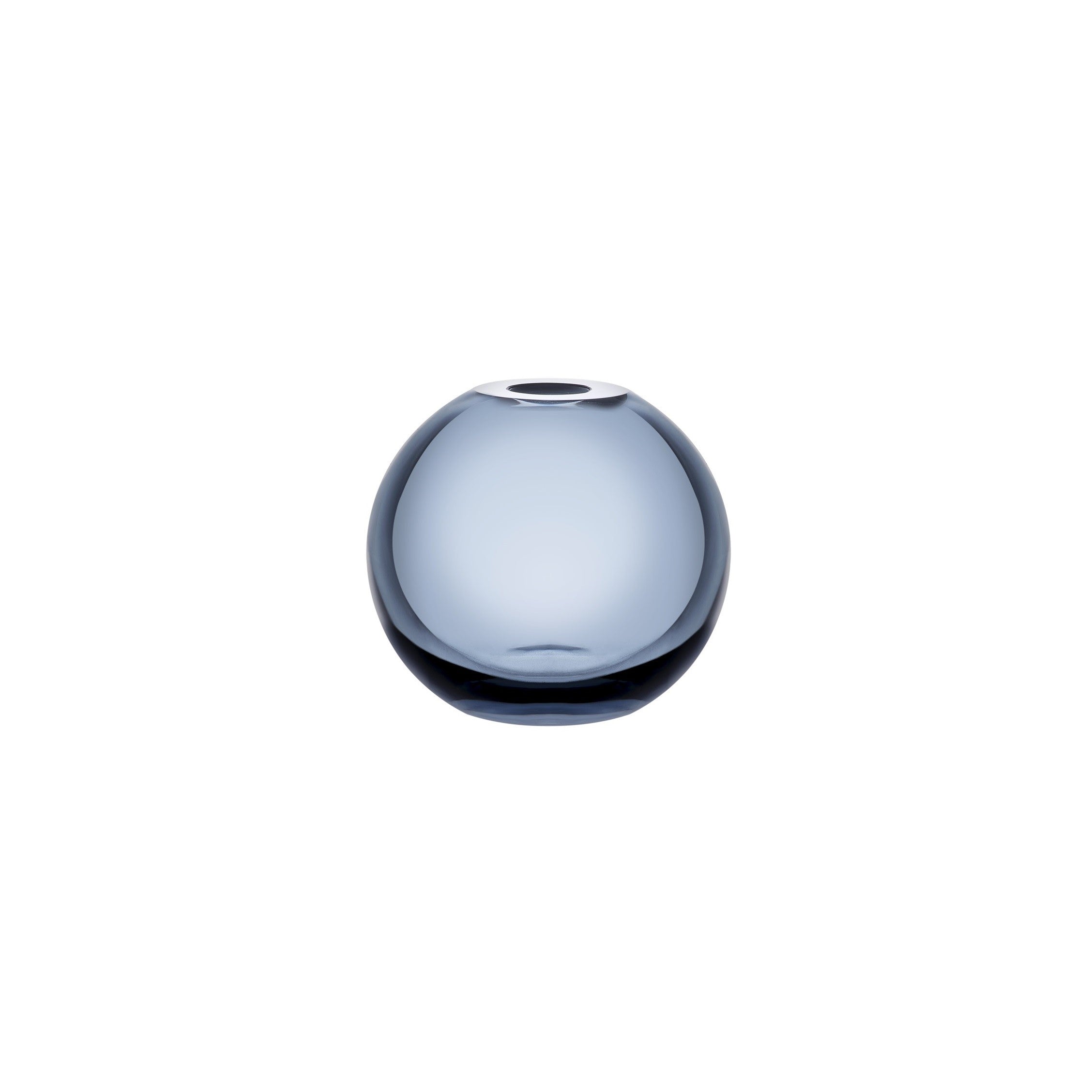 Mars Vase Small Steel Blue-NUDE EU-Vasi-Vittorio Citro Boutique