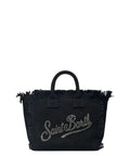 MC2 Saint Barth Vanity Mini Bag in Canvas with Rhinestones