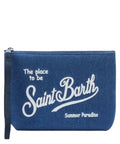 Bolso de mano MC2 Saint Barth Aline en denim