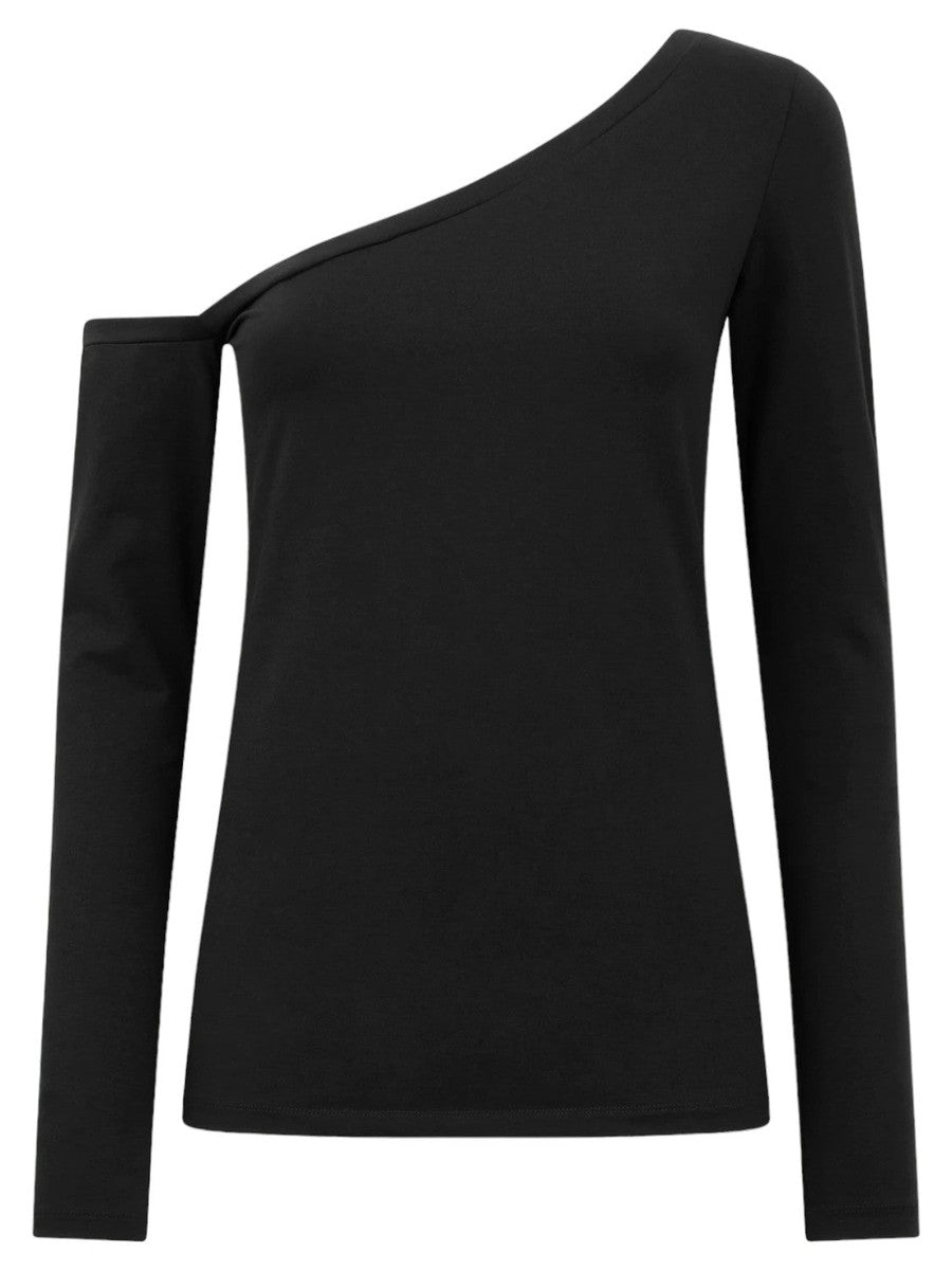 Monospalla slim in jersey-Dondup-Maglieria-Vittorio Citro Boutique