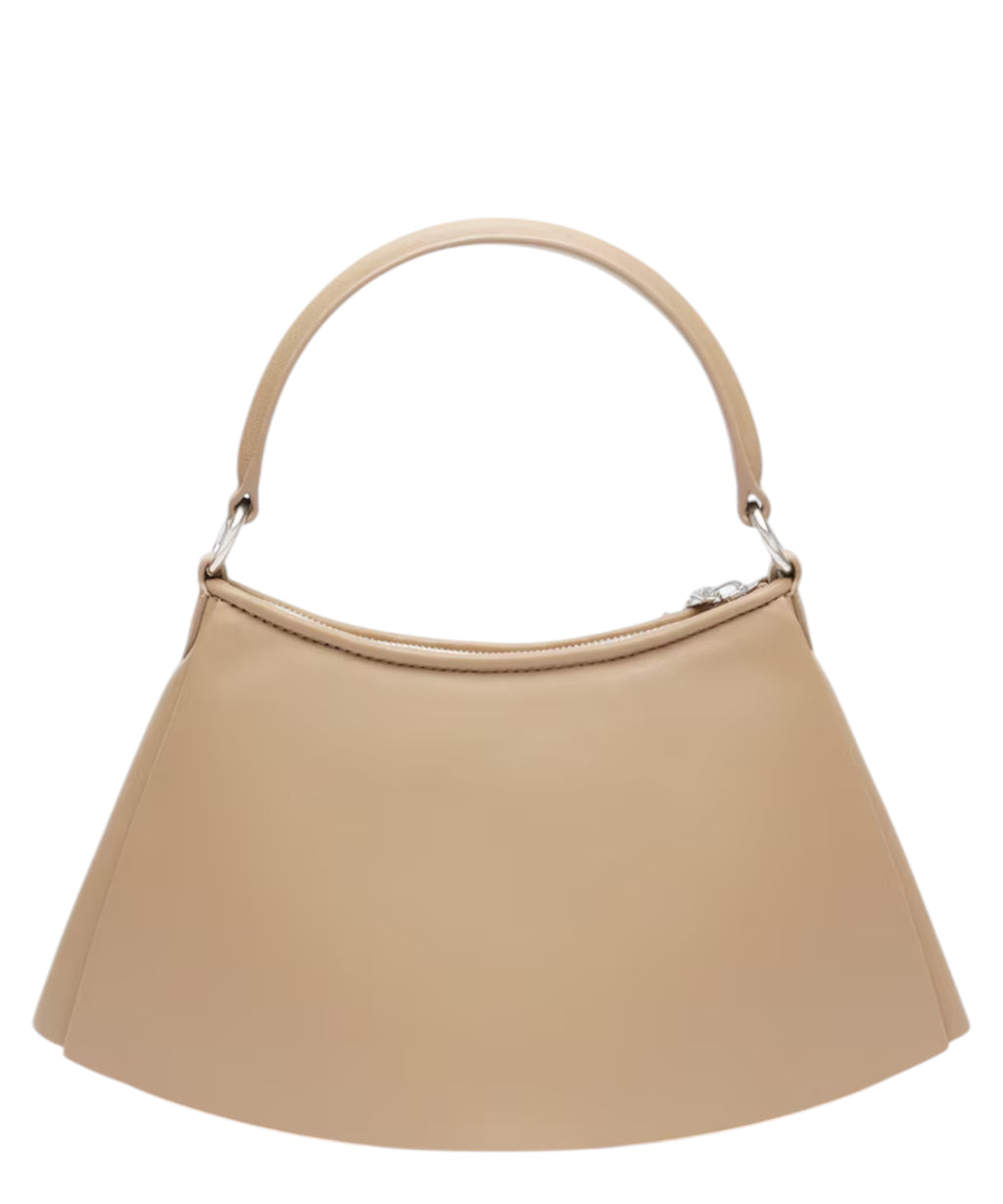Lacoste Lenglen Small Leather Hobo Bag