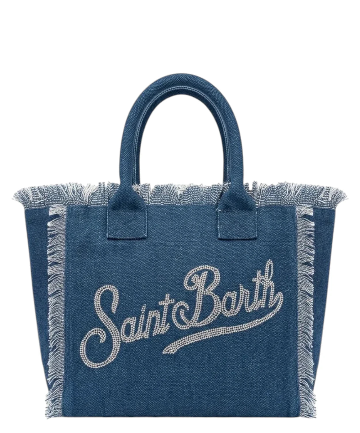 MC2 Saint Barth Vanity Bag with Logo and Rhinestones