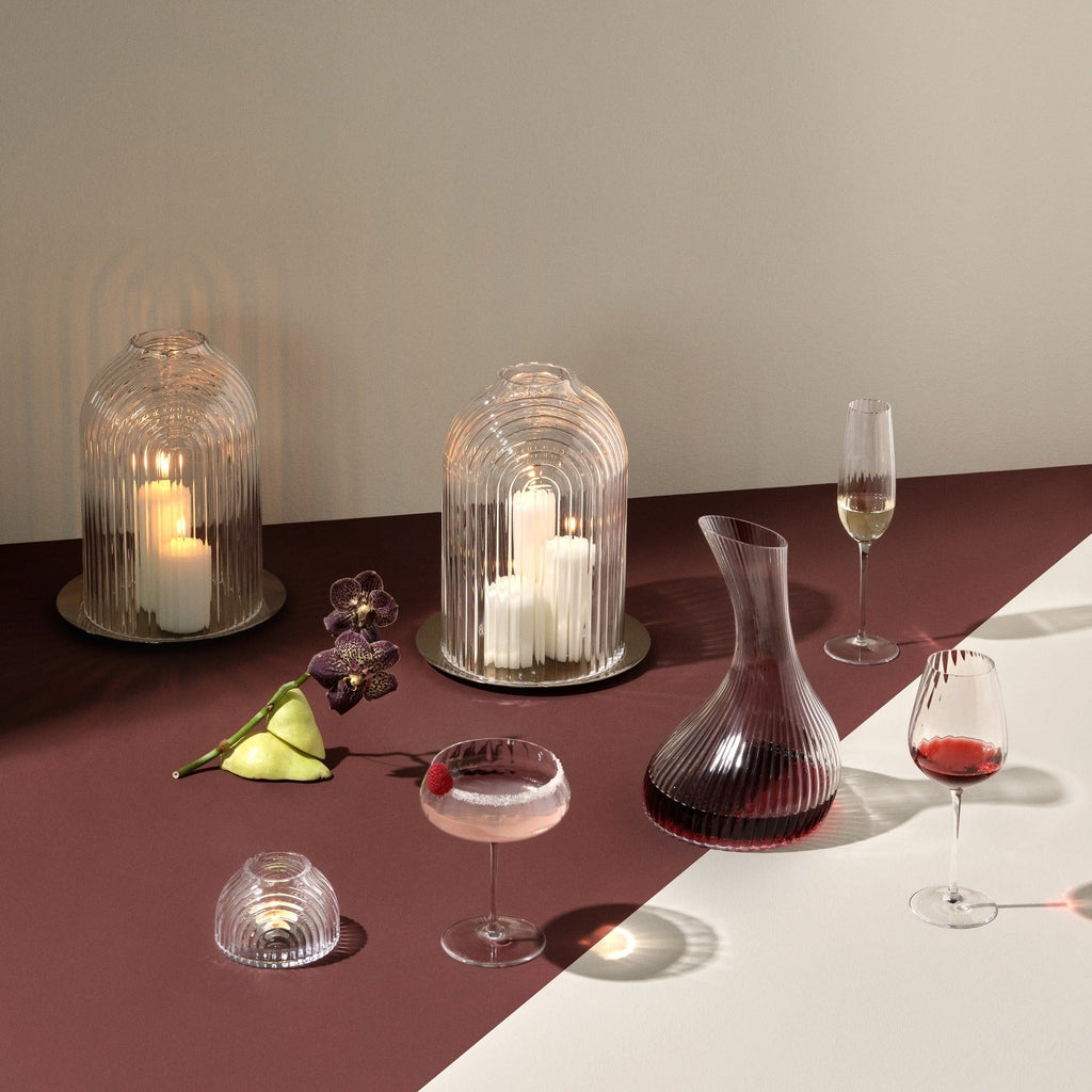 Round Up Set of 2 Sparkling wine glasses-NUDE EU-Sparkling wine glass-Vittorio Citro Boutique