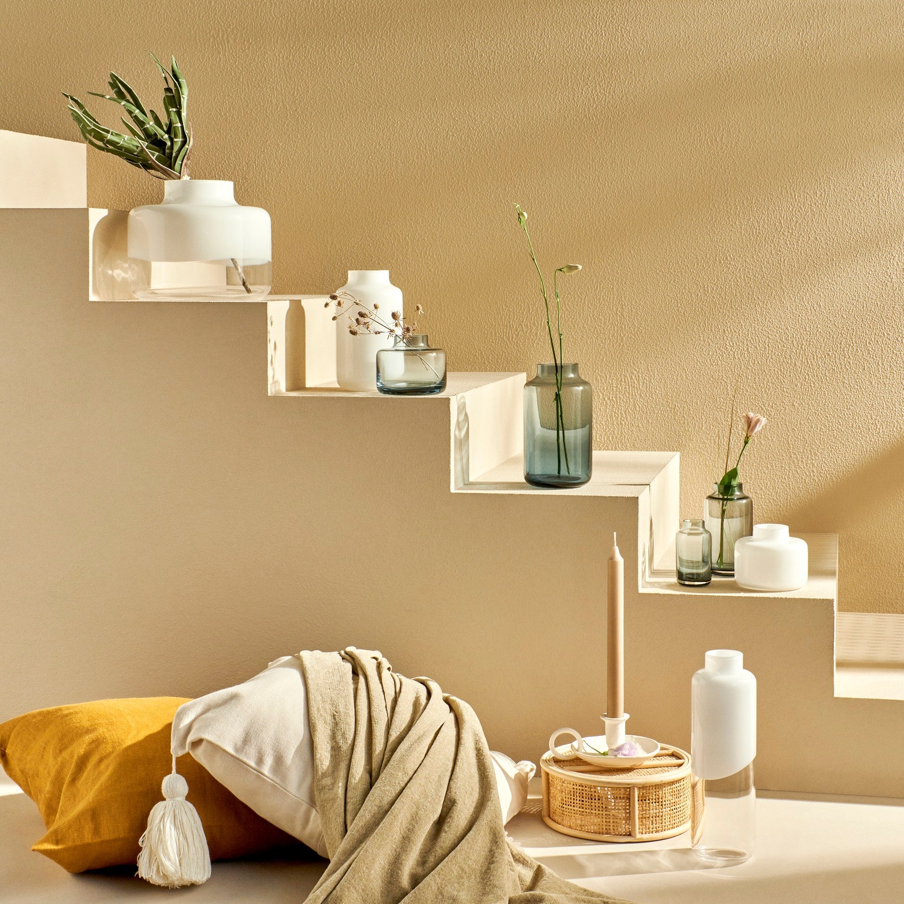 Magnolia Vase Large-NUDE EU-Vasi-Vittorio Citro Boutique