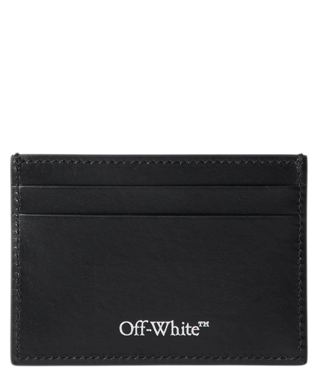 Portacarte Bookish Off-White in Pelle