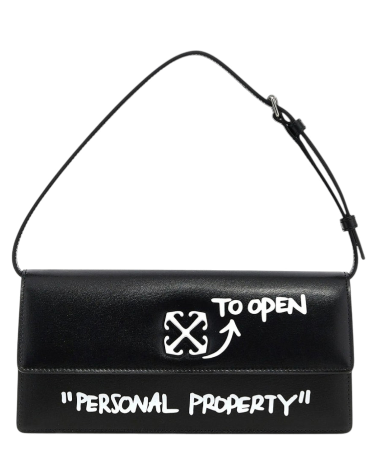 Borsa Off-White Jitney 1.0 in Pelle di Vitello