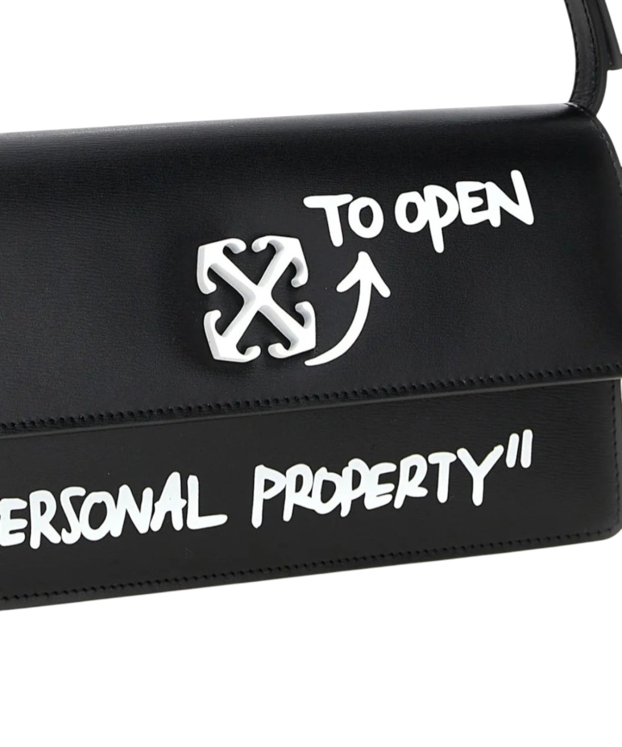 Borsa Off-White Jitney 1.0 in Pelle di Vitello