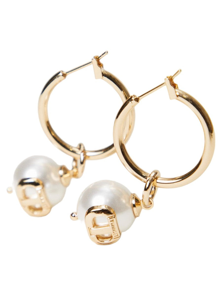 Orecchini ad anello con perla e Oval T-Twinset-Orecchini-Vittorio Citro Boutique