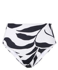Max Mara Stilla High-Waisted Bikini Bottoms with Floral Print
