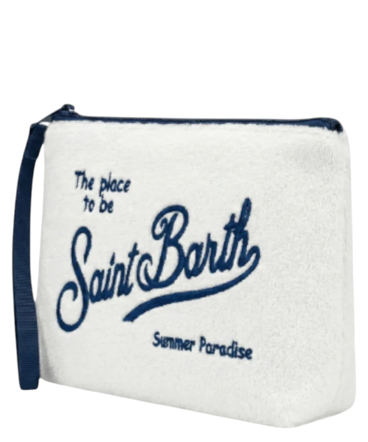 MC2 Saint Barth Aline Terry Cloth Clutch with Logo