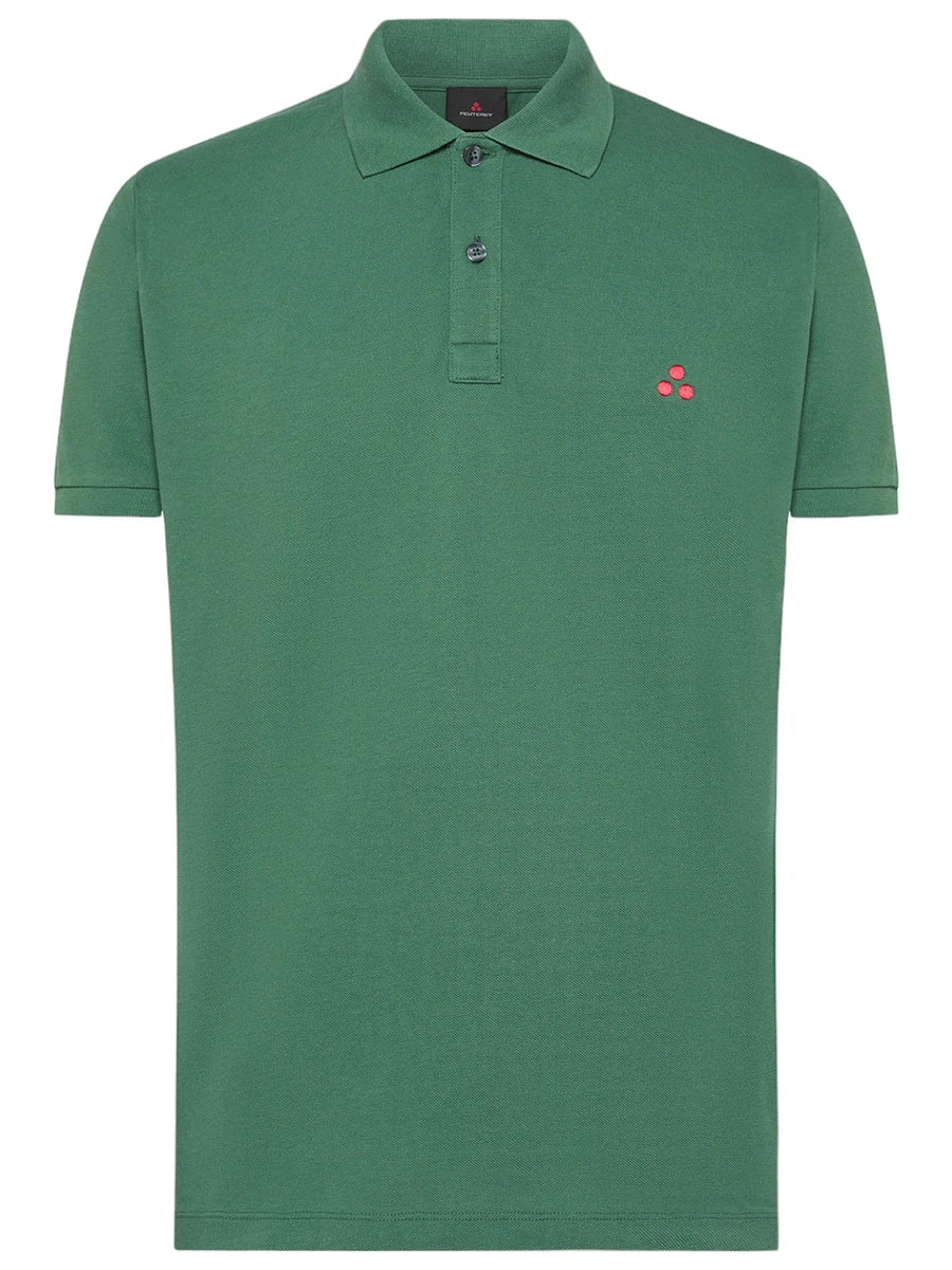 Polo Classica in Cotone Piquet con Ricamo Logo-Peuterey-Polo-Vittorio Citro Boutique