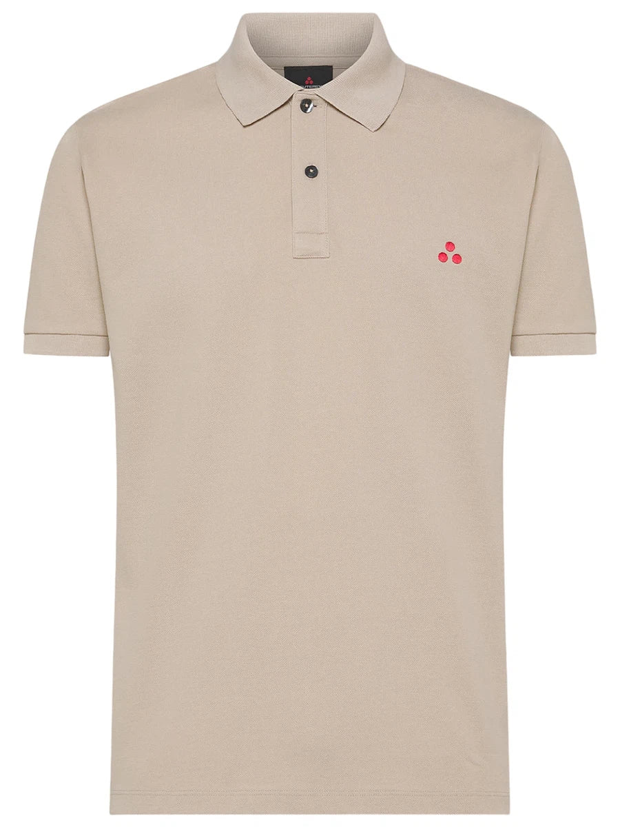 Polo Classica in Cotone Piquet con Ricamo Logo-Peuterey-Polo-Vittorio Citro Boutique
