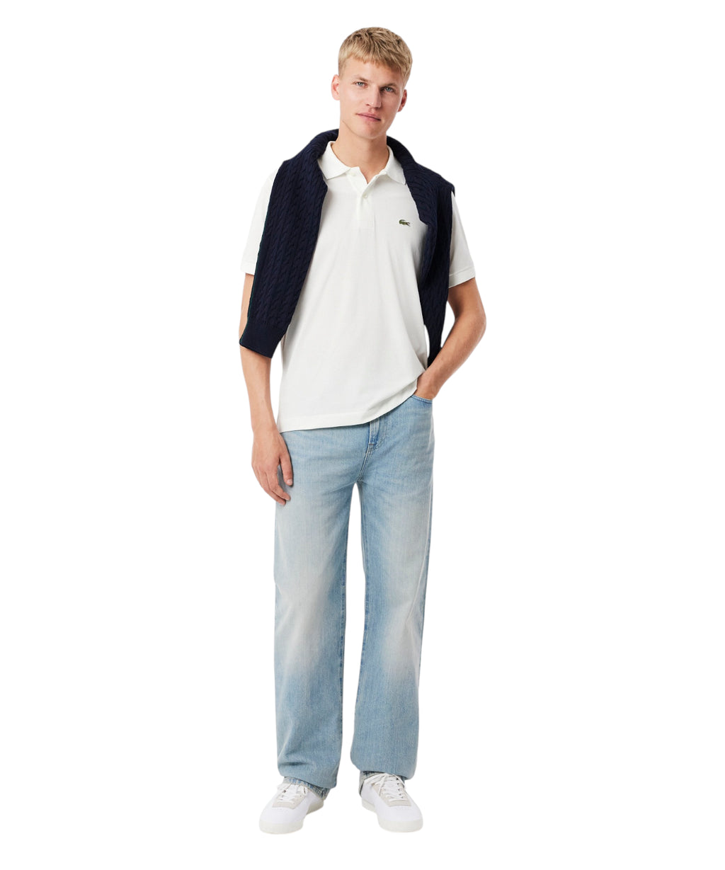 Polo Lacoste Classic Fit in Ultra Licht Piqué