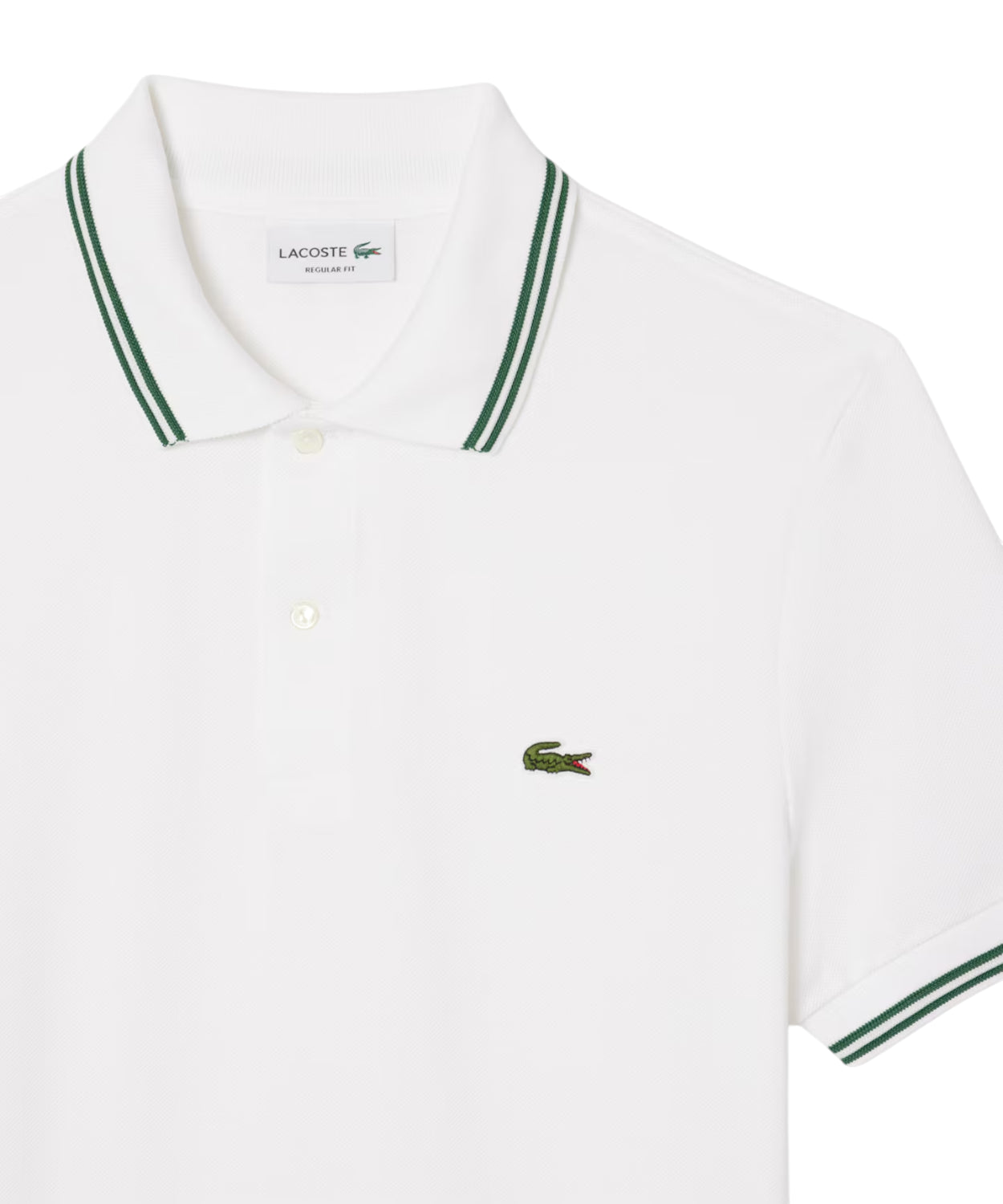 Polo Lacoste L.12.12 in Petit Piqué con Colletto a Contrasto