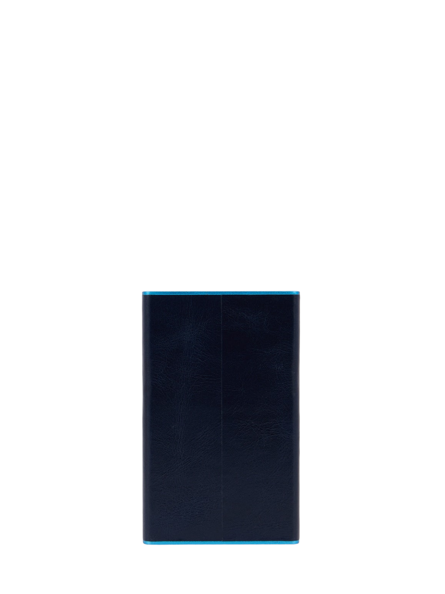 Credit card case with sliding system-Piquadro-Portafogli-Vittorio Citro Boutique