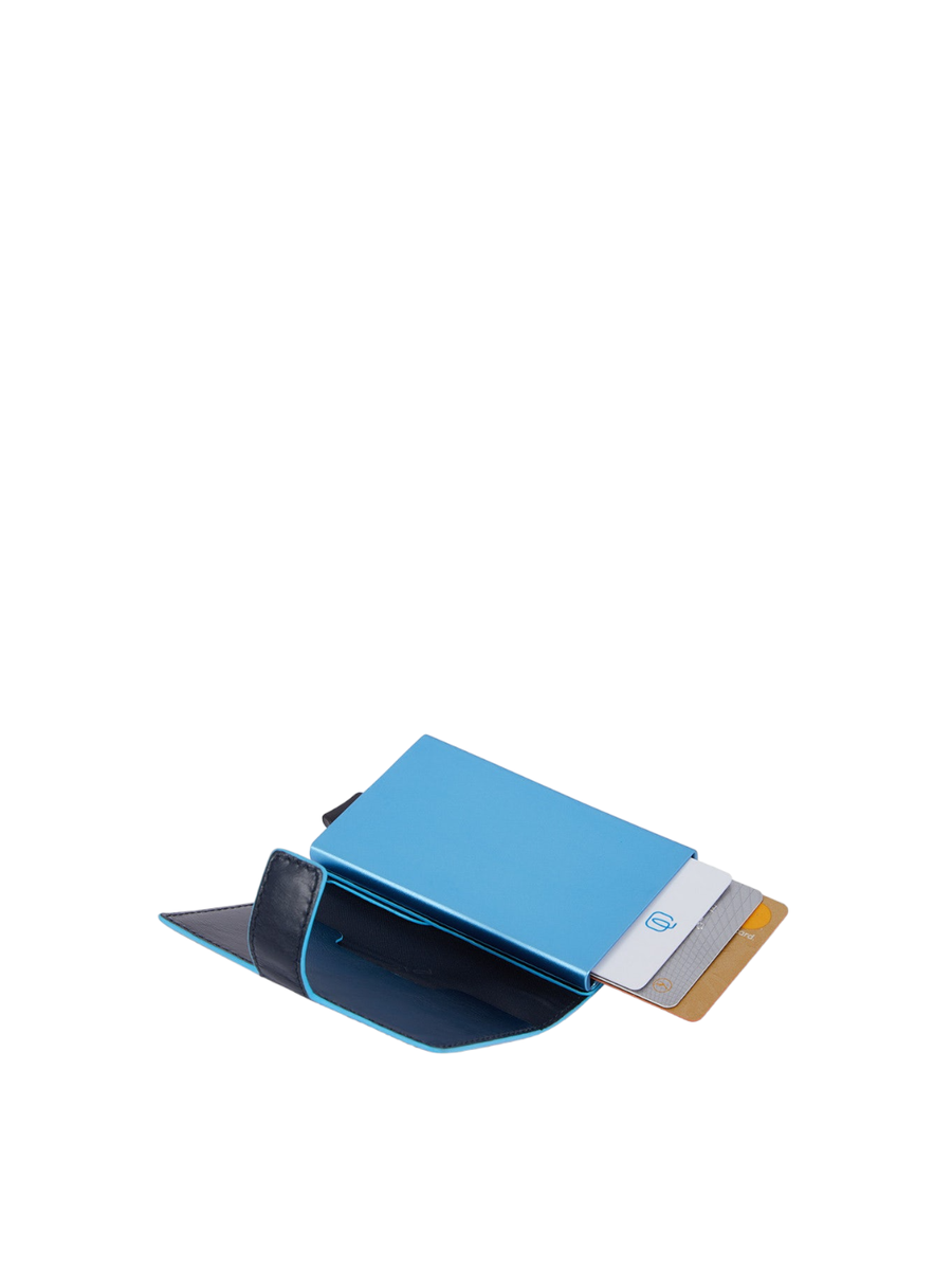 Metal credit card holder case-Piquadro-Portafogli-Vittorio Citro Boutique
