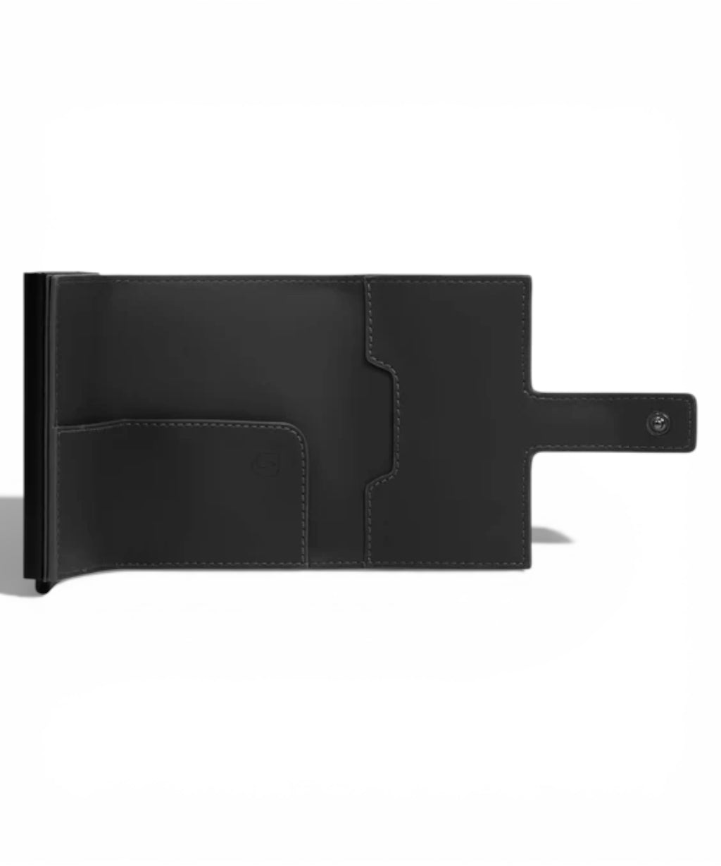 Piquadro Pop-Up Card Holder Metal and Fabric