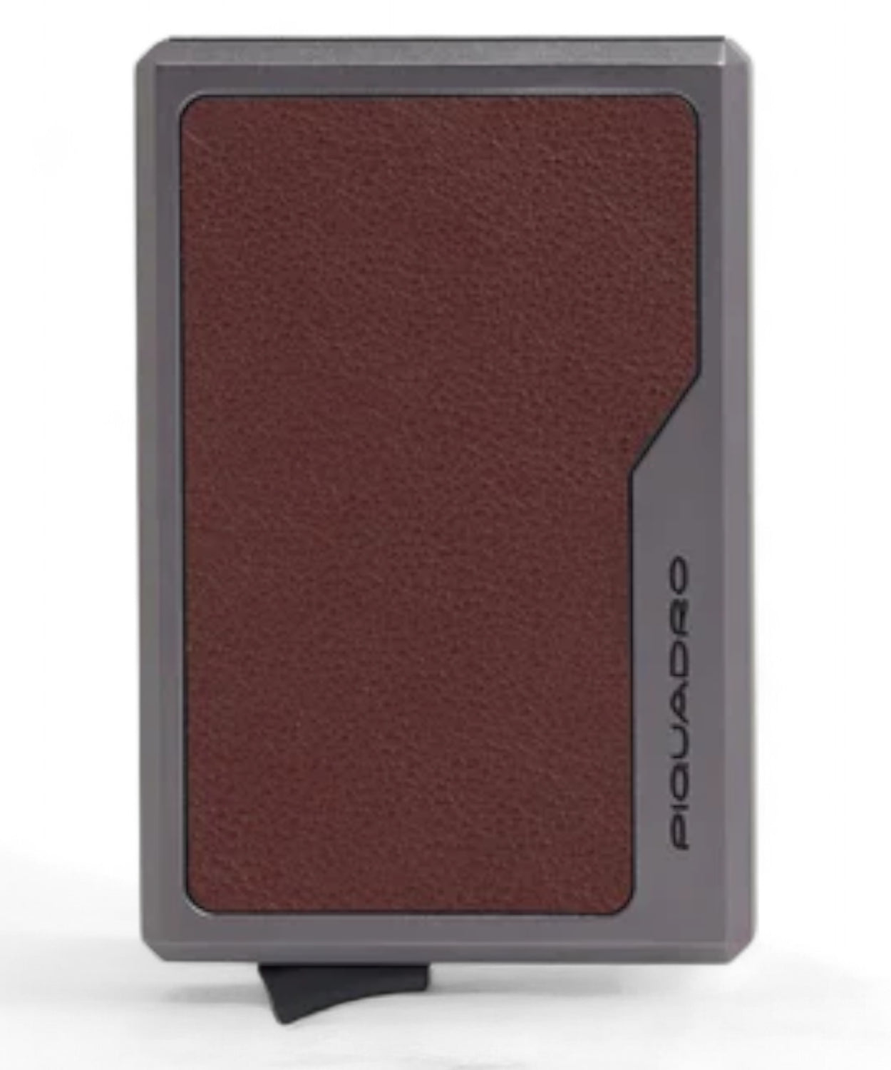 Portacarte MagSafe in Alluminio e Pelle Piquadro