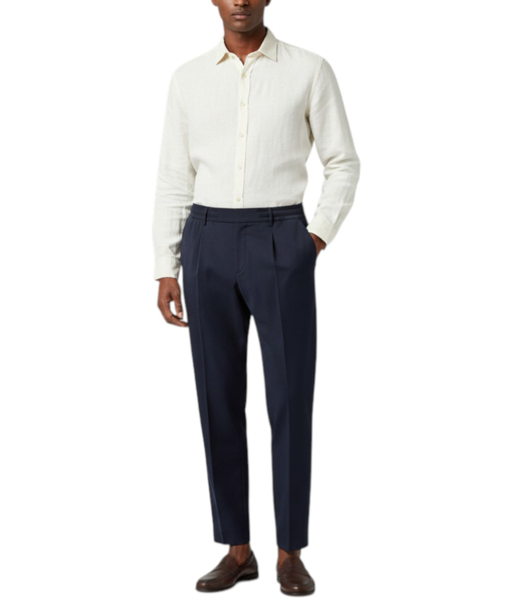 Men's elegant trousers Be Able Riccardo with Pleats