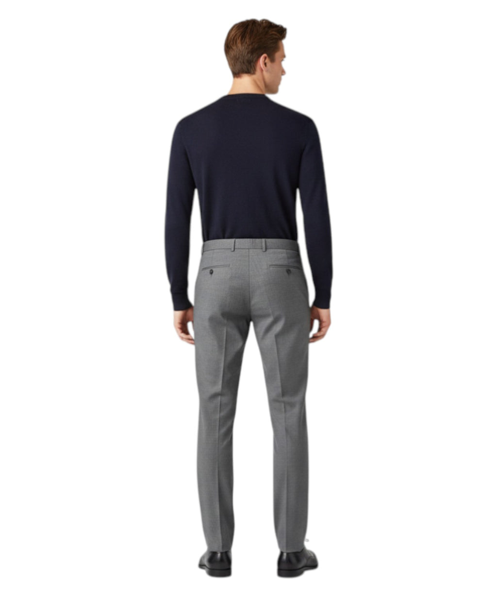 Be Able men's trousers ANDY with buckle and central pleat