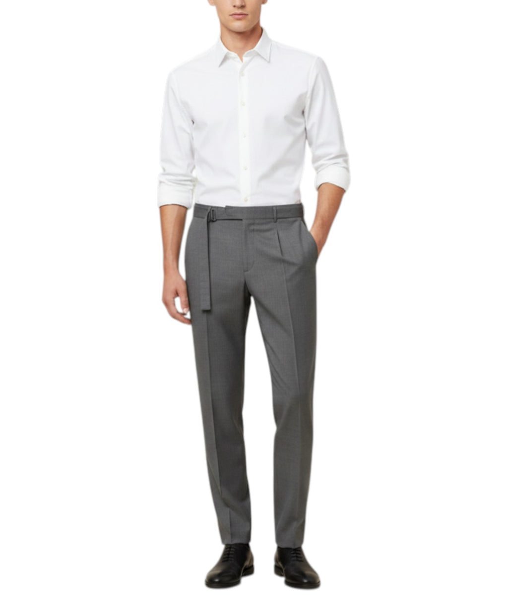 Be Able men's trousers ANDY with buckle and central pleat