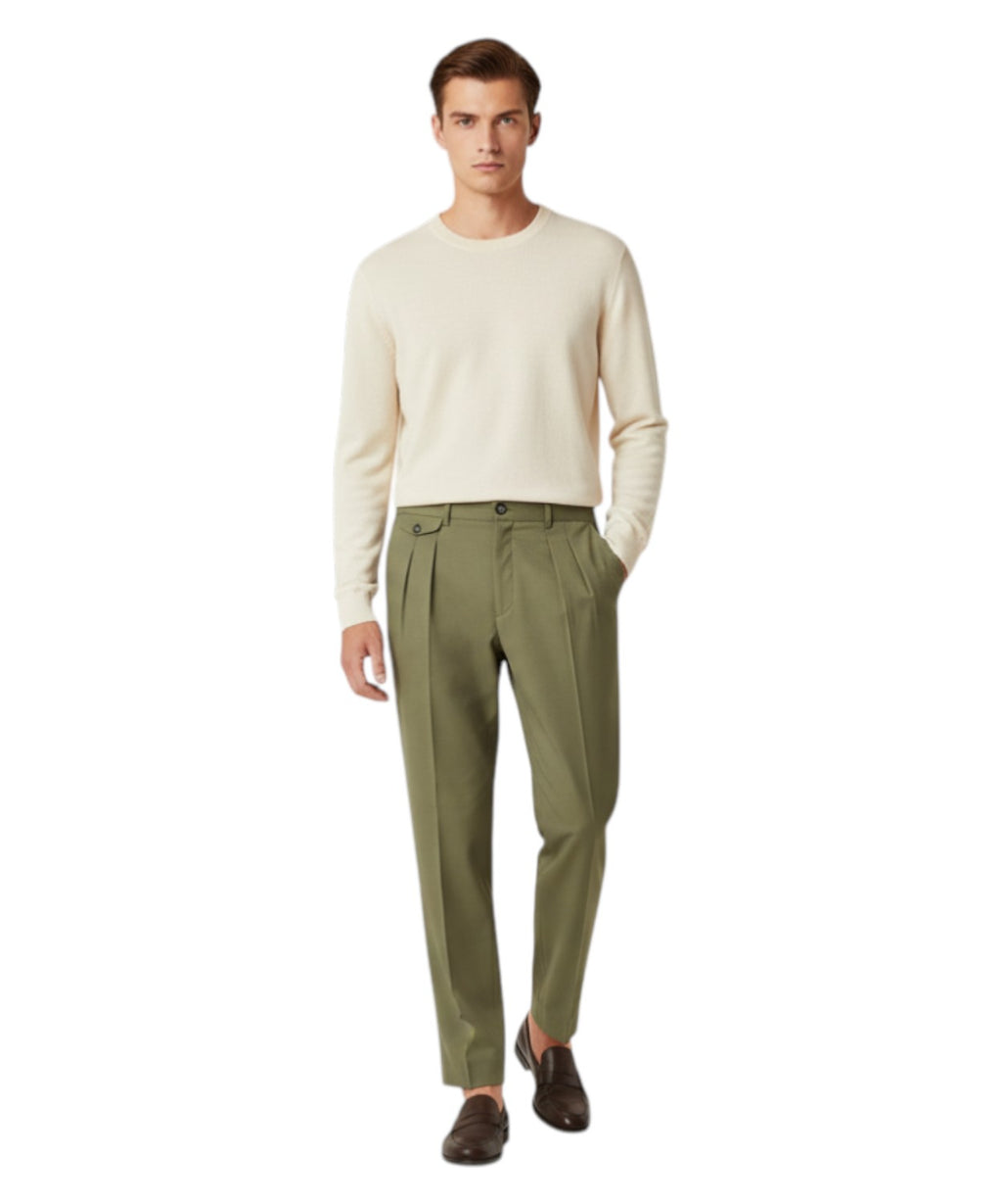 Pantalones elegantes de hombre Be Able Sammy Kaki