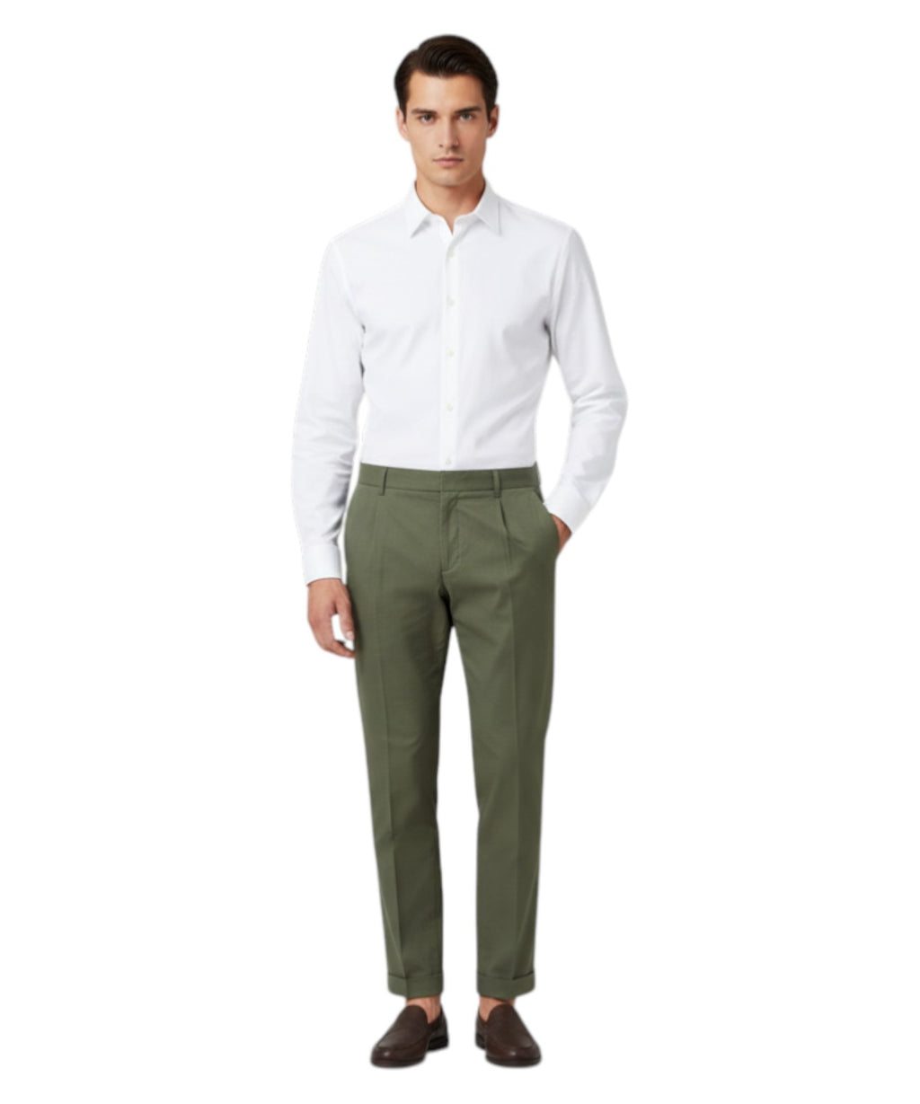 Pantalón hombre elegante Be Able Riccardo con pinzas