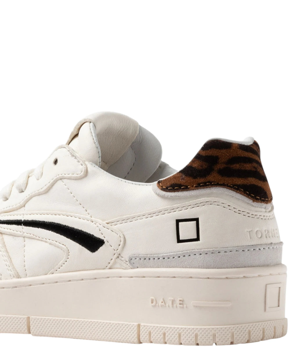 Zapatillas D.A.T.E. Torneo Pure Animalier White Leopard