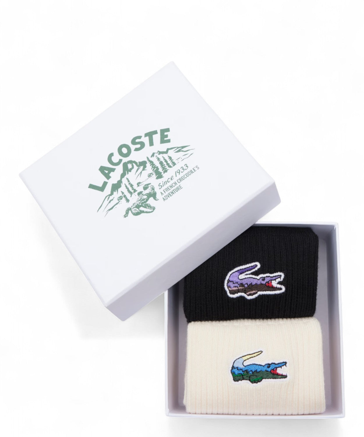 Set 2 Paia Calze in Cotone Lacoste-LACOSTE-Calze e calzini-Vittorio Citro Boutique