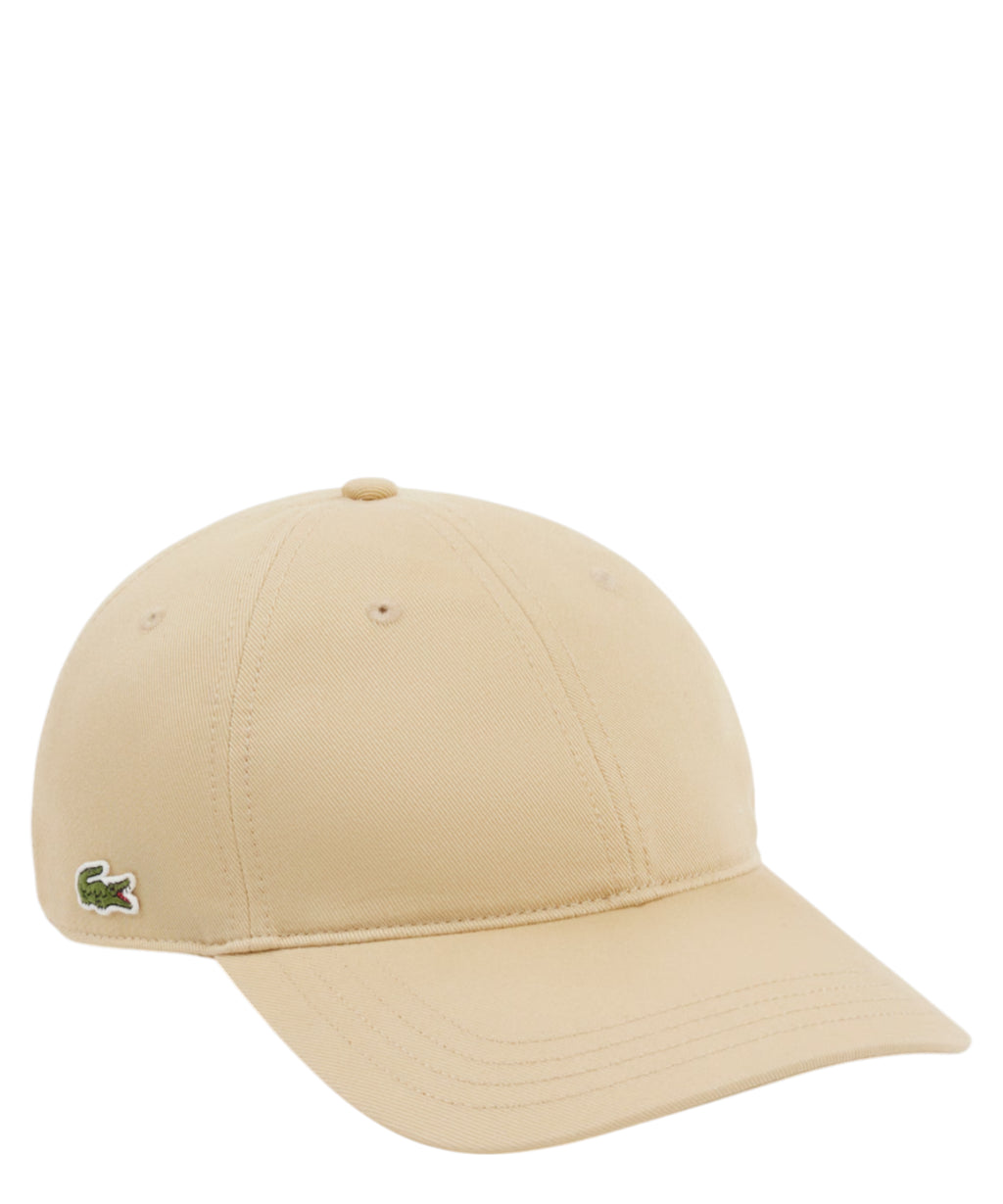 Lacoste bomuldskasket med broderet krokodille