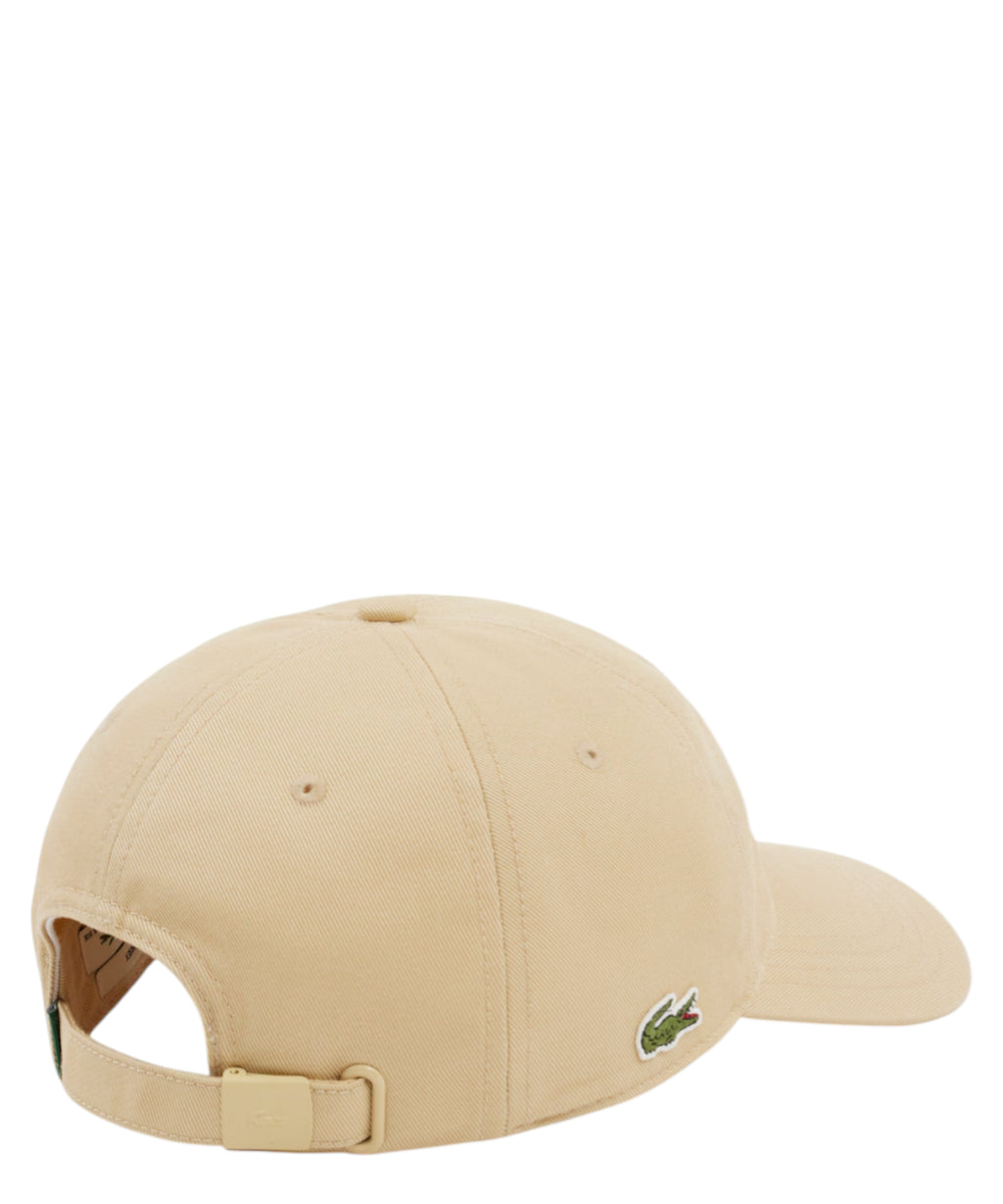 Lacoste bomuldskasket med broderet krokodille