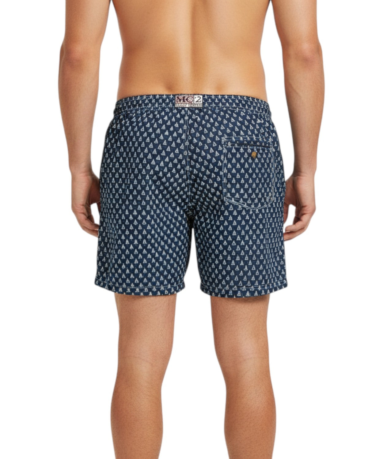 Men's MC2 Saint Barth Ultralight Swimsuit with Pattern
